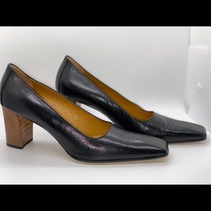 AUTHENTIC GUCCI WOMAN FW2004 LEATHER BLACK PUMP